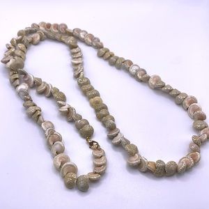 Summer shell long necklace perfect for the summer